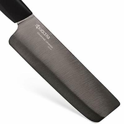 Kyocera Revolution Nakiri Ceramic Knife 6-inch Vegetable Cleaver Black - Fresh Stock Dated December 2025