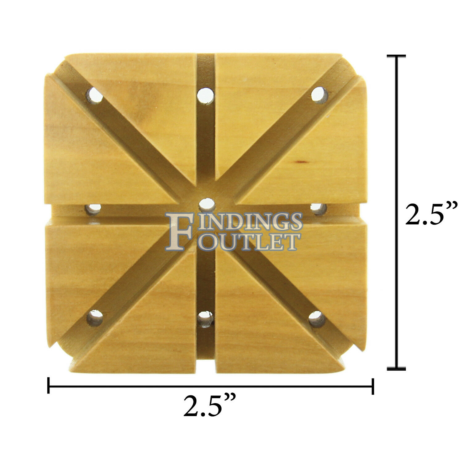 Hardwood Watch Band Holder For Removing Links Pins Or Screws Easy Solid Wood - Fresh Stock Dated February 2026