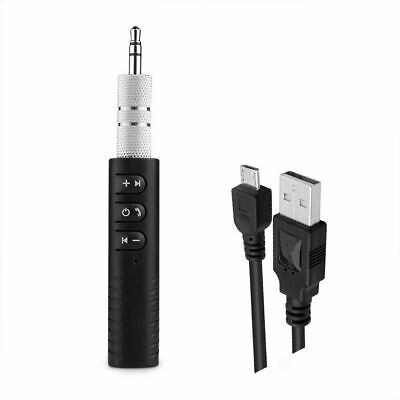 Bluetooth Receiver 3.5mm Plug Portable Wireless Audio Adapter Car AUX w/ Clip - Fresh Stock Dated February 2026