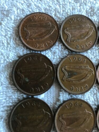 Lot Of 26 Irish Lucky Half-pennies 1964 - Fresh Stock Dated February 2026