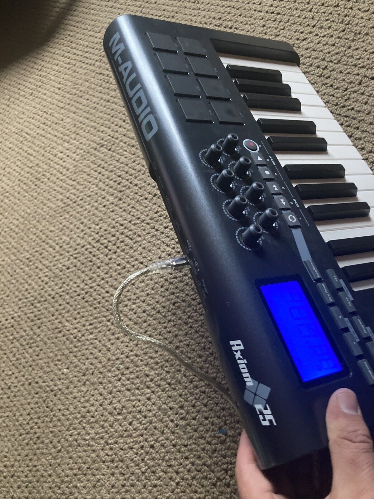 M-Audio AXIOM 25 Advanced 25-Key Semi-Weighted USB MIDI Keyboard Controller - Fresh Stock Dated February 2026
