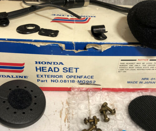 Genuine Honda Headset Exterior Open Face Part No. 08118-MG962- See Description - Fresh Stock Dated February 2026