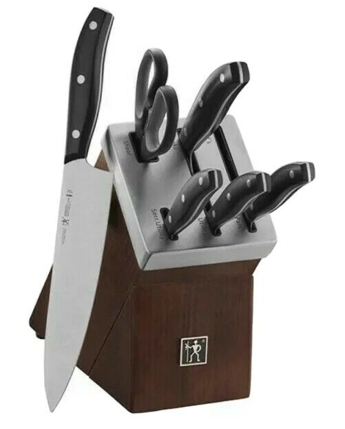 J.A. Henckels International 7-Piece Self-Sharpening Knife Block Set-NEW OPEN BOX - Fresh Stock Dated December 2025