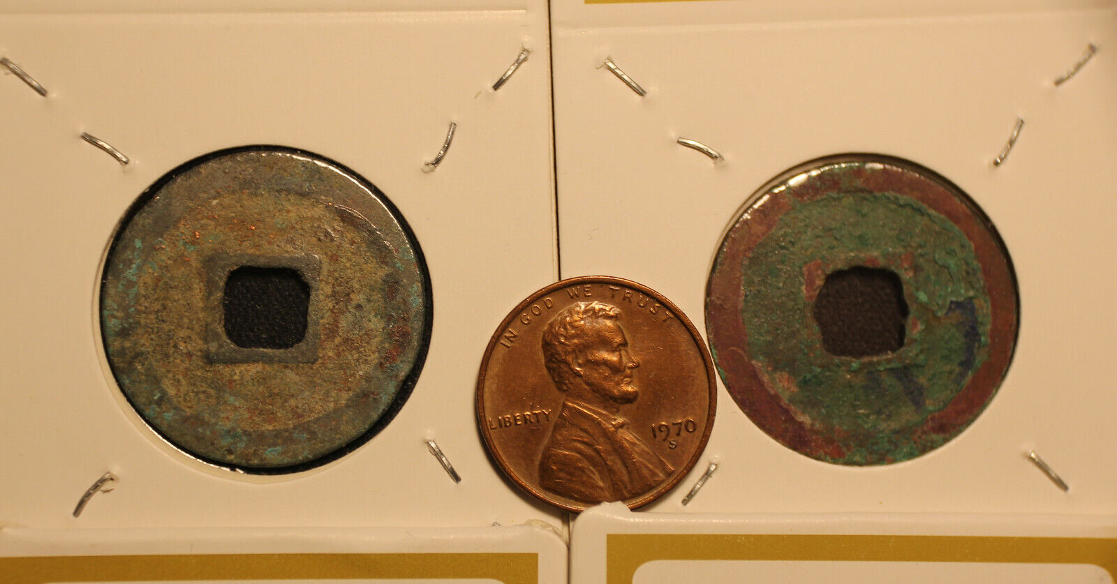 Lot of 4 China cash coins - Fresh Stock Dated February 2026