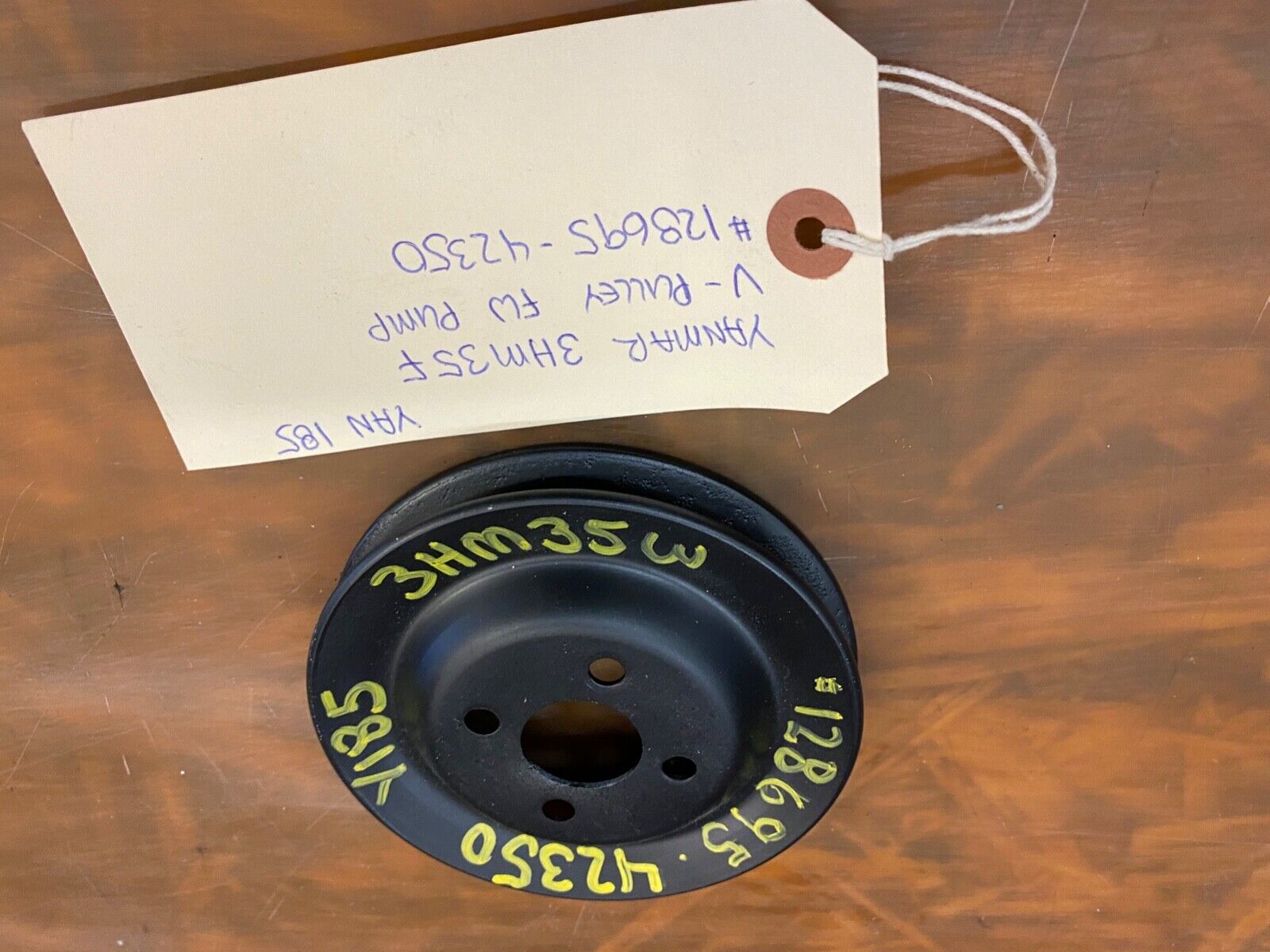 Yanmar 3HM35F Diesel V-Pulley F/W Pump / Marine 128695-42350 , engine # 03415 - Fresh Stock Dated February 2026