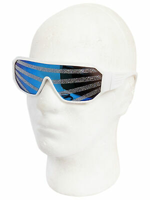 Silver Rays Shield Sunglasses Macho Man Randy Savage Costume Rave Gift Wrestler - Fresh Stock Dated December 2025