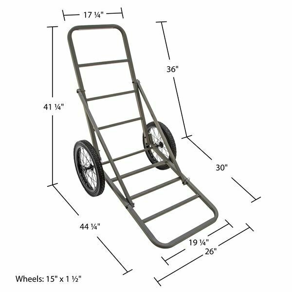 Kill Shot 300 lb. Capacity Folding Game Cart with Tow Bar - Fresh Stock Dated December 2025