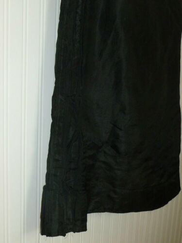 Antique Shimmery Jet black Skirt 1900s Victorian Edwardian Steamounk-Mourning - Fresh Stock Dated February 2026