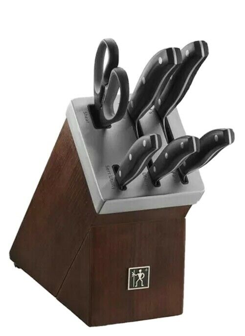J.A. Henckels International 7-Piece Self-Sharpening Knife Block Set-NEW OPEN BOX - Fresh Stock Dated December 2025