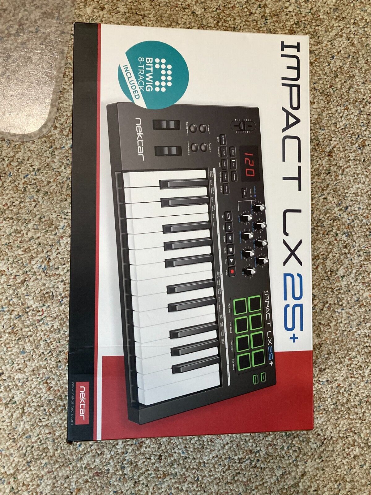 Nektar Impact LX25+ 25-Key MIDI Controller Keyboard - Fresh Stock Dated February 2026
