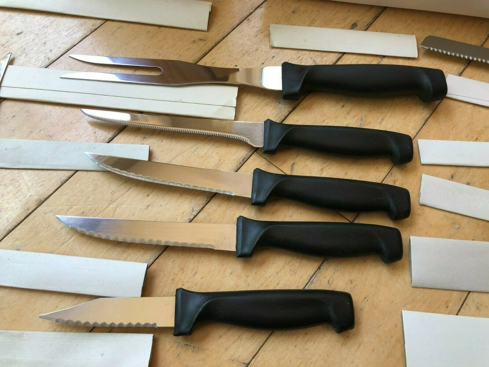 Suprelle Fine Cutlery Stainless Steel 19 Knives Set Never Need Sharpening - Fresh Stock Dated December 2025