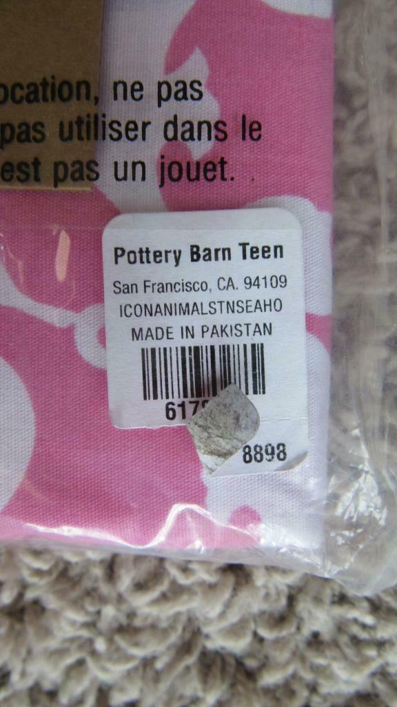 NEW Pottery Barn Teen Cape Code Seahorse Standard Pillow Sham NWT PB PBT Girls - Fresh Stock Dated January 2026