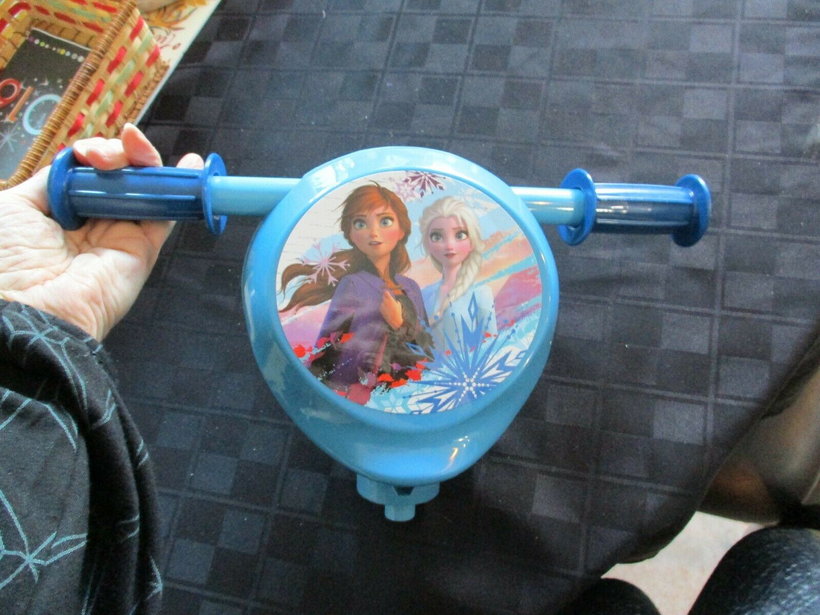 Disney Frozen 2 Secret Storage HANDLE BAR & BOX ONLY Scooter Blue parts - Fresh Stock Dated February 2026