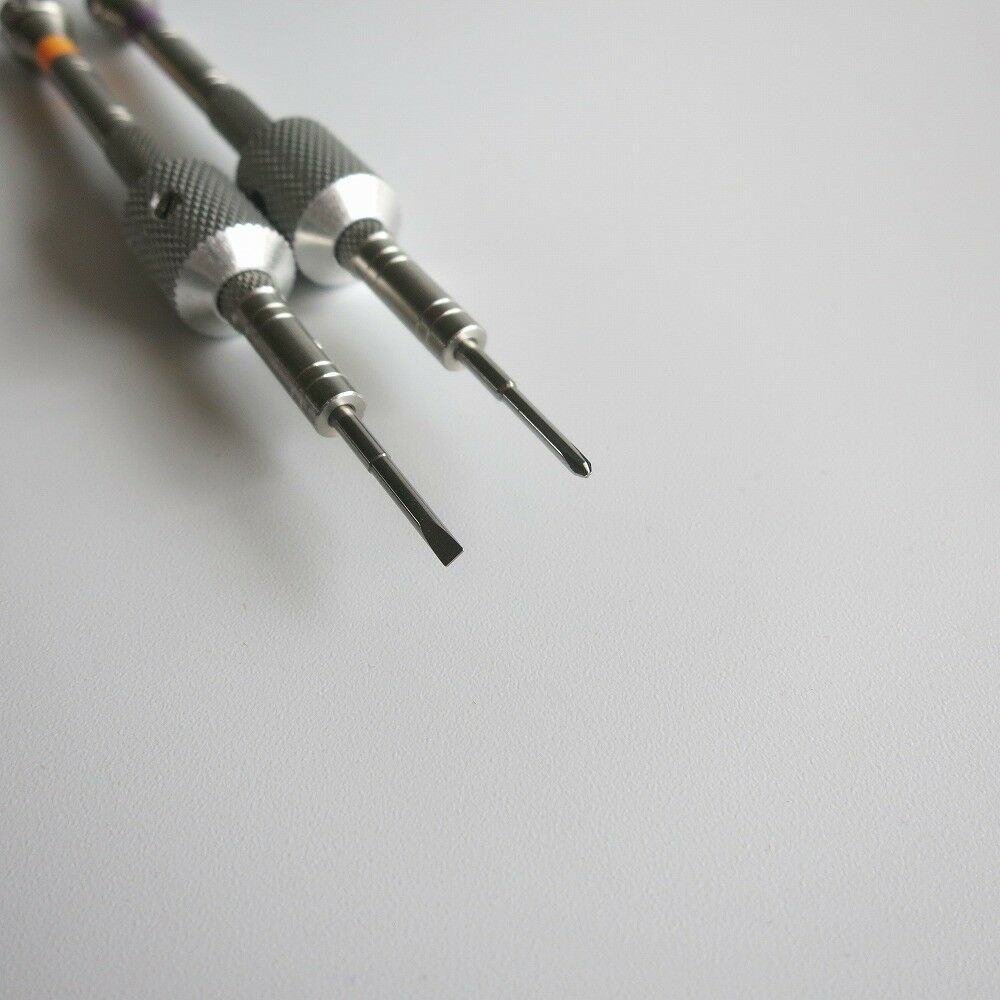 GF1123B Set of 10PCS Watch Repair Screwdrivers with Weight Sleeves in Wooden Box - Fresh Stock Dated December 2025