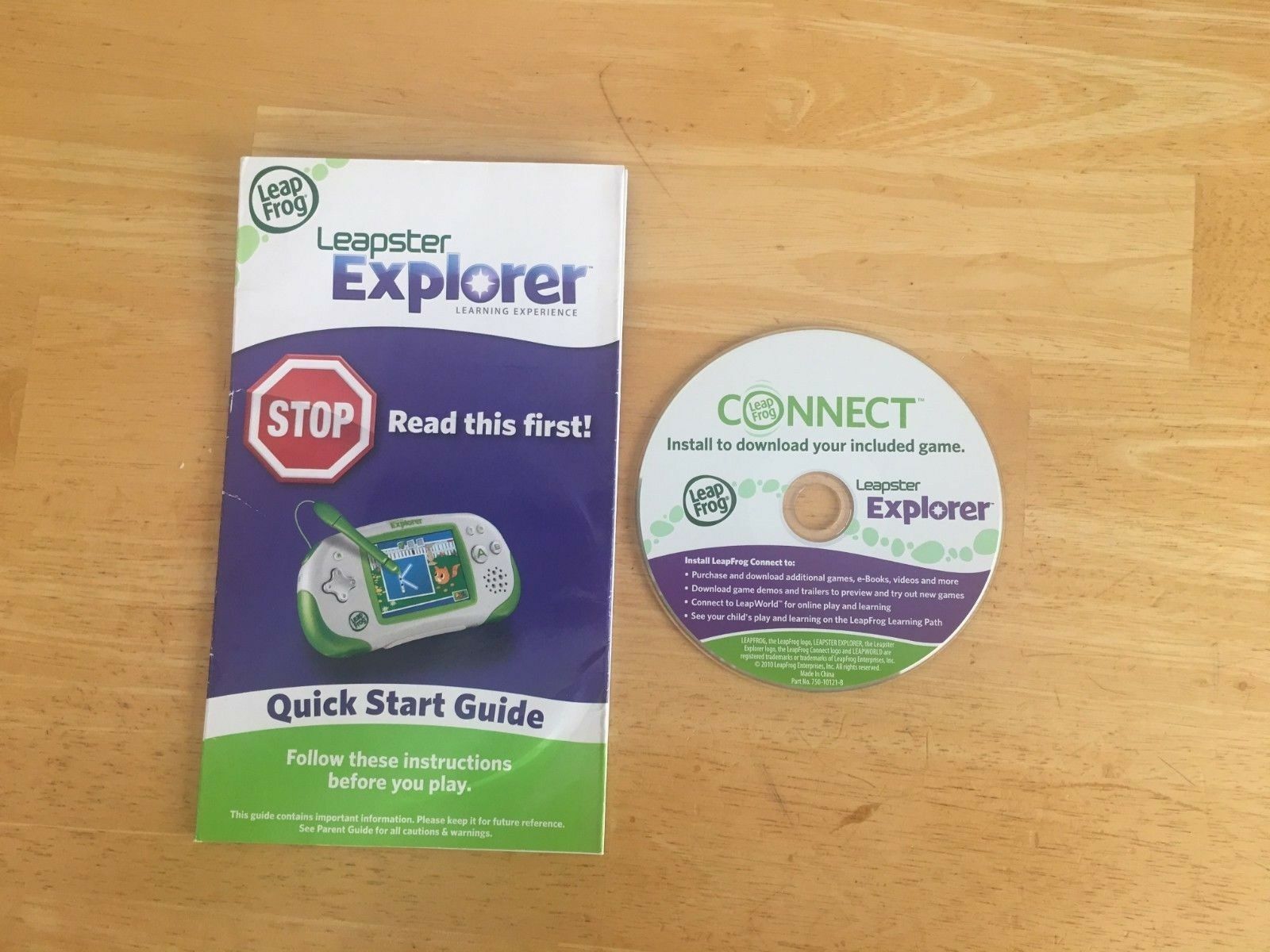 LEAPFROG LEAPSTER EXPLORER LEARNING GAME CONNECT APPLICATION INSTALL CD-ROM - Fresh Stock Dated February 2026
