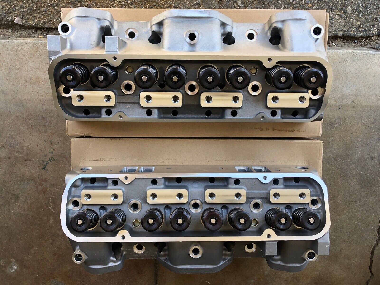 Aluminum Pontiac 400 455 215cc 72cc Ram Air IV Assembled Heads Hydraulic Roller - Fresh Stock Dated February 2026