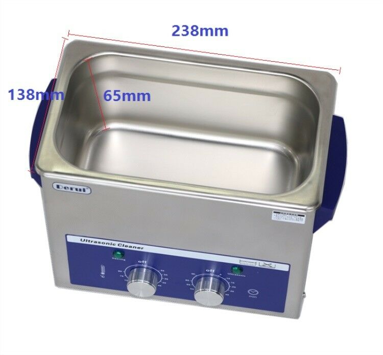 3L Timer Heated Ultrasonic Jewelry Watches Rings Cleaner 120W Wash Bath DR-MH30 - Fresh Stock Dated February 2026