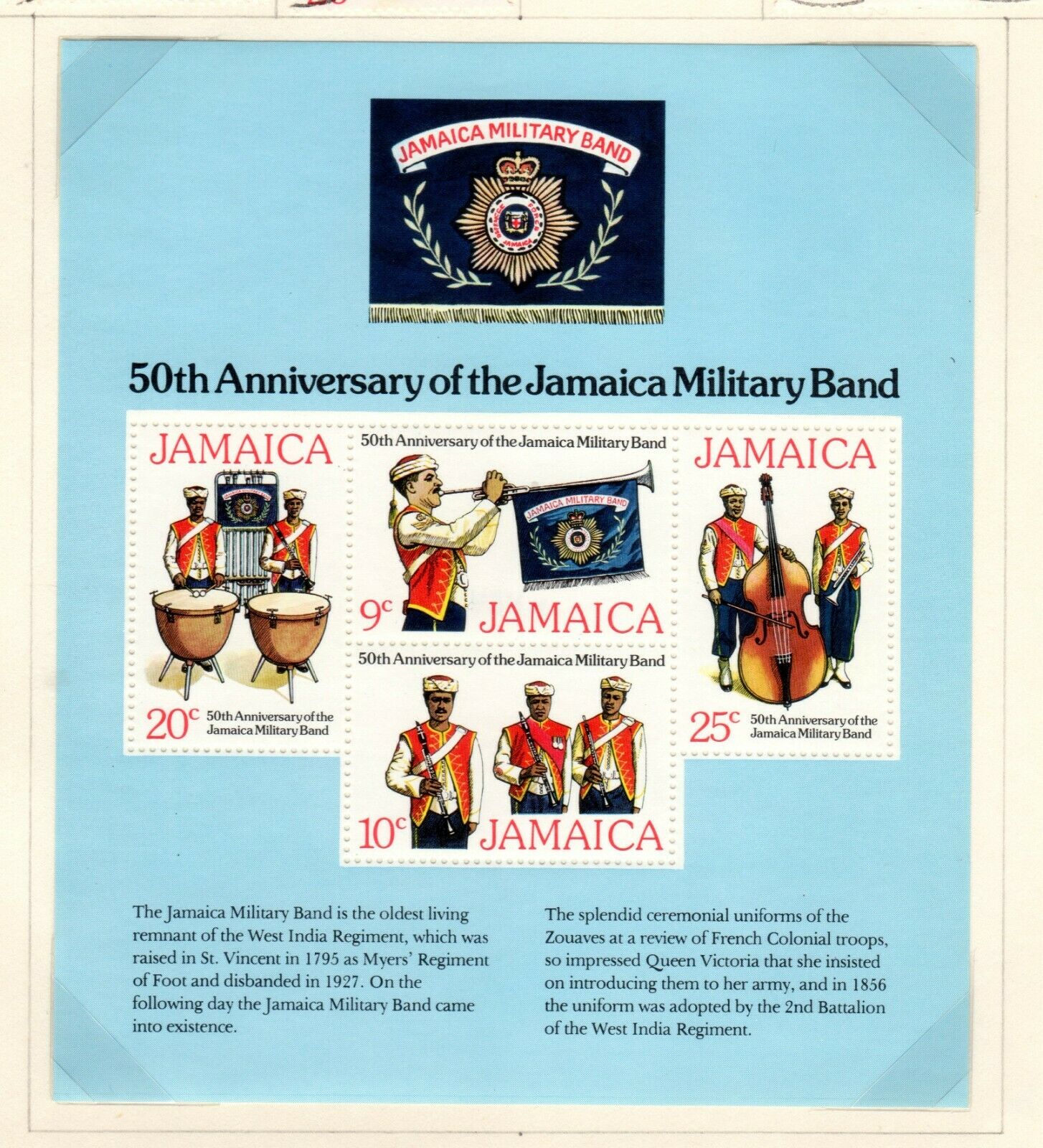 Jamaica Scott 423//433 Mostly Used on 2 Album Pages Issued 1977-1978 - Fresh Stock Dated December 2025