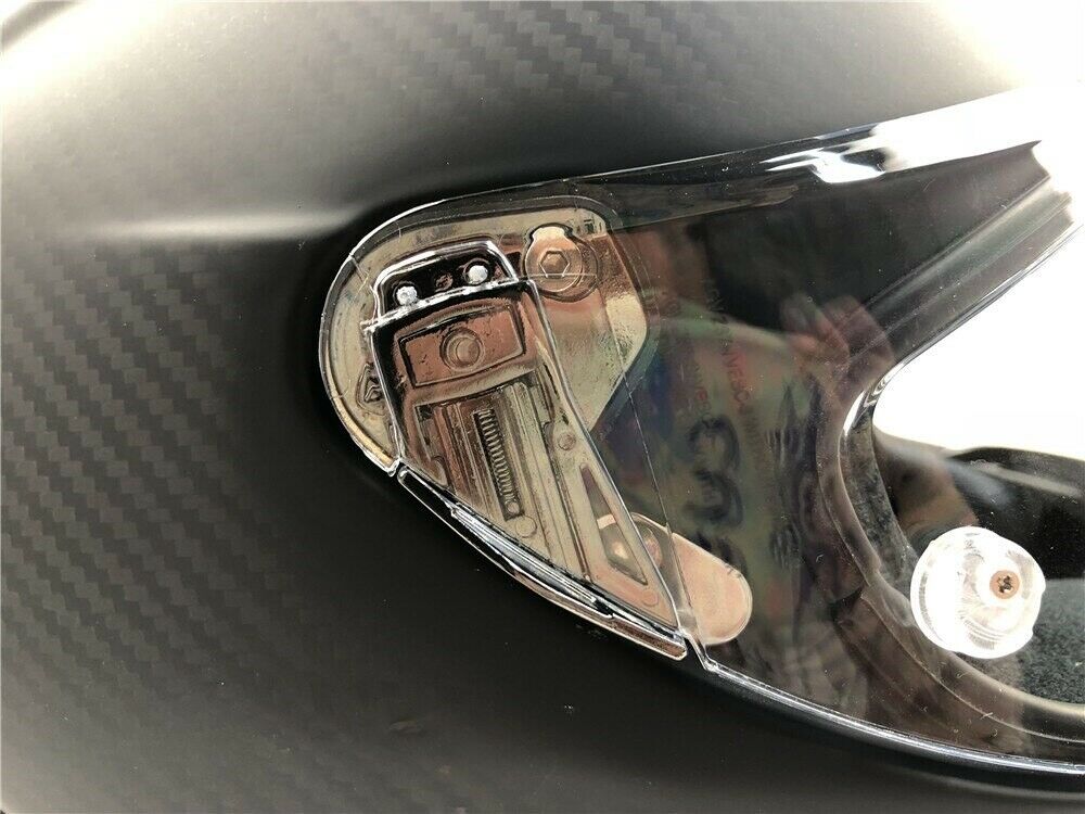 Pivot Kit Base Plate & Lock AGV Pista GP R Corsa Helmet Visor Screw Accessories - Fresh Stock Dated February 2026