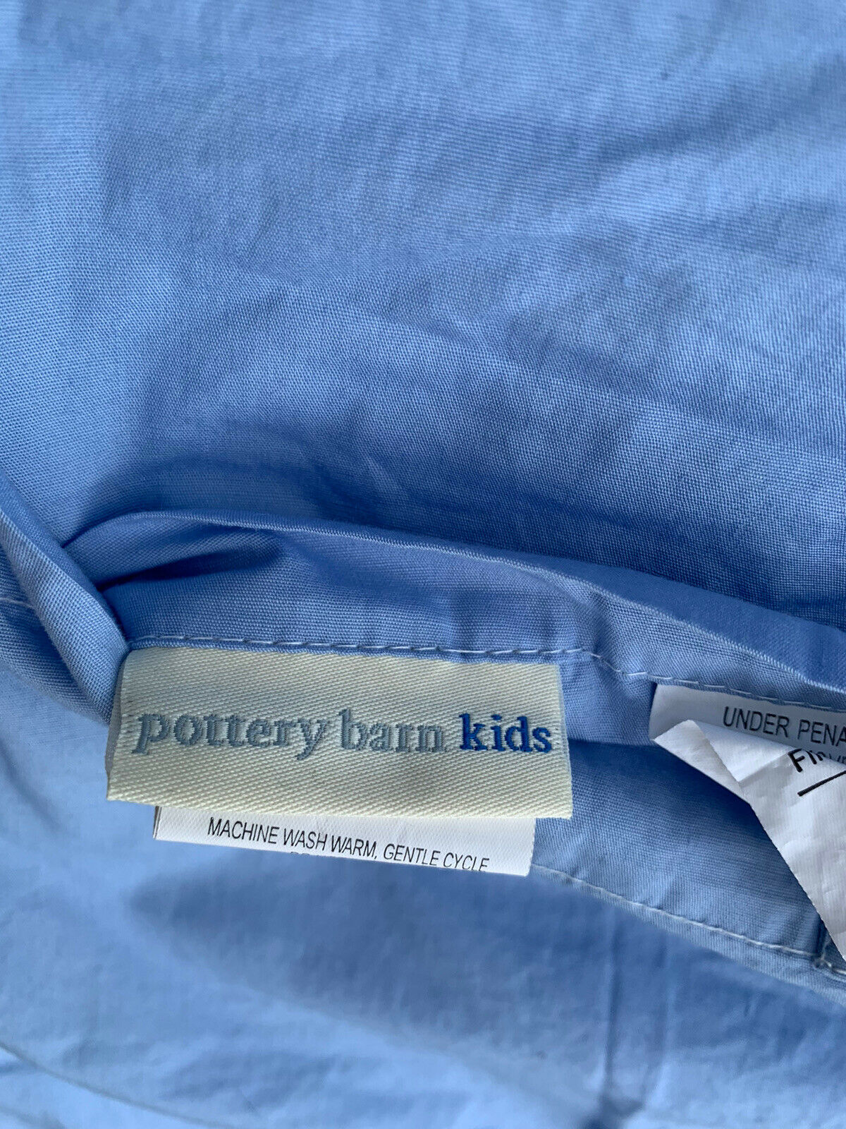 POTTERY BARN KIDS Football MVP Sports Pillow Sham Green Blue Corduroy Standard - Fresh Stock Dated February 2026