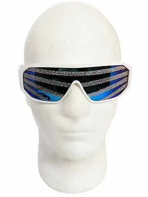 Silver Rays Shield Sunglasses Macho Man Randy Savage Costume Rave Gift Wrestler - Fresh Stock Dated December 2025