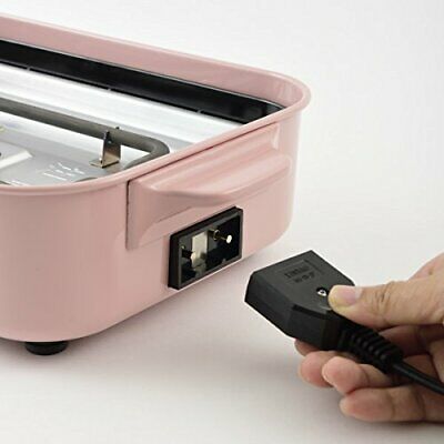 BRUNO Compact Hot Plate Flat & Takoyaki & Ceramic Coated Pan Pale Pin... - Fresh Stock Dated December 2025