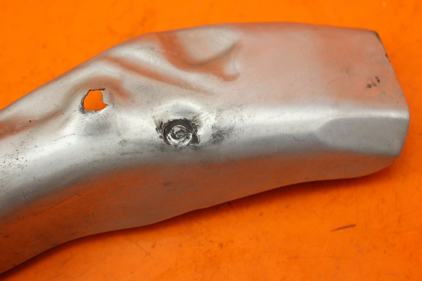 06-07 HONDA CBR 1000RR OEM REAR BACK MUFFLER EXHAUST PIPE COVER HEAT SHIELD - Fresh Stock Dated February 2026