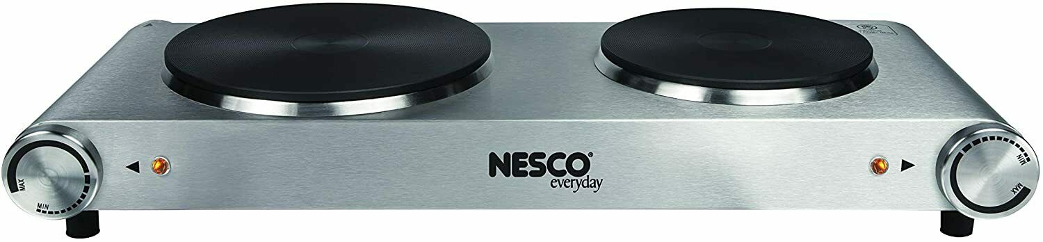 Used Nesco DB-02 food warmer Double Burner - Fresh Stock Dated December 2025