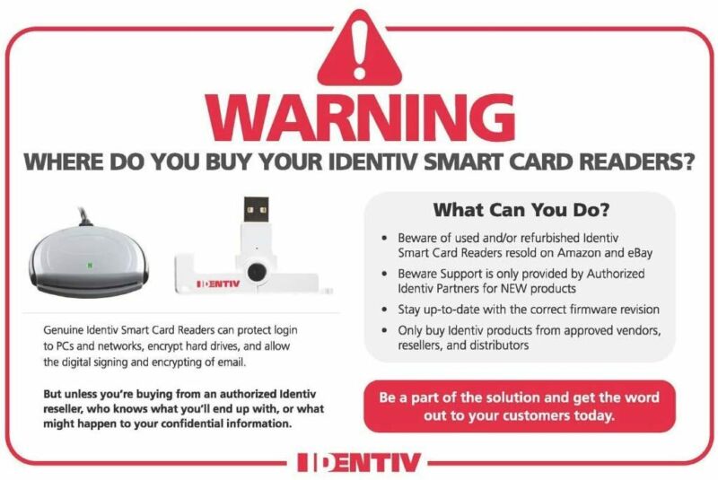 Identiv SCR3500C USB Smartfold Type C - Fresh Stock Dated February 2026