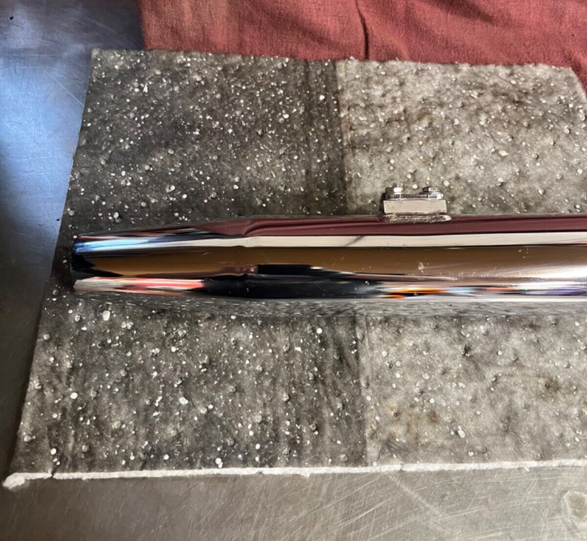 HARLEY OEM MUFFLER HEAT SHIELD EX EXHAUST PIPE 95 FXSTSB  Badboy Bad Boy system - Fresh Stock Dated February 2026