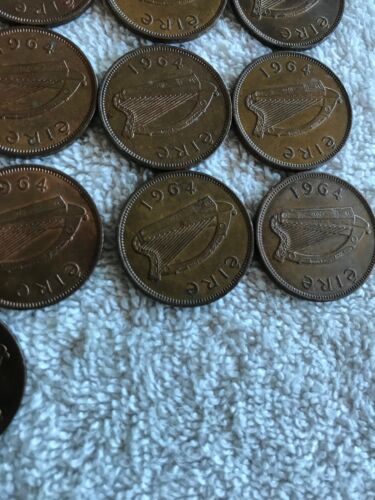 Lot Of 26 Irish Lucky Half-pennies 1964 - Fresh Stock Dated February 2026
