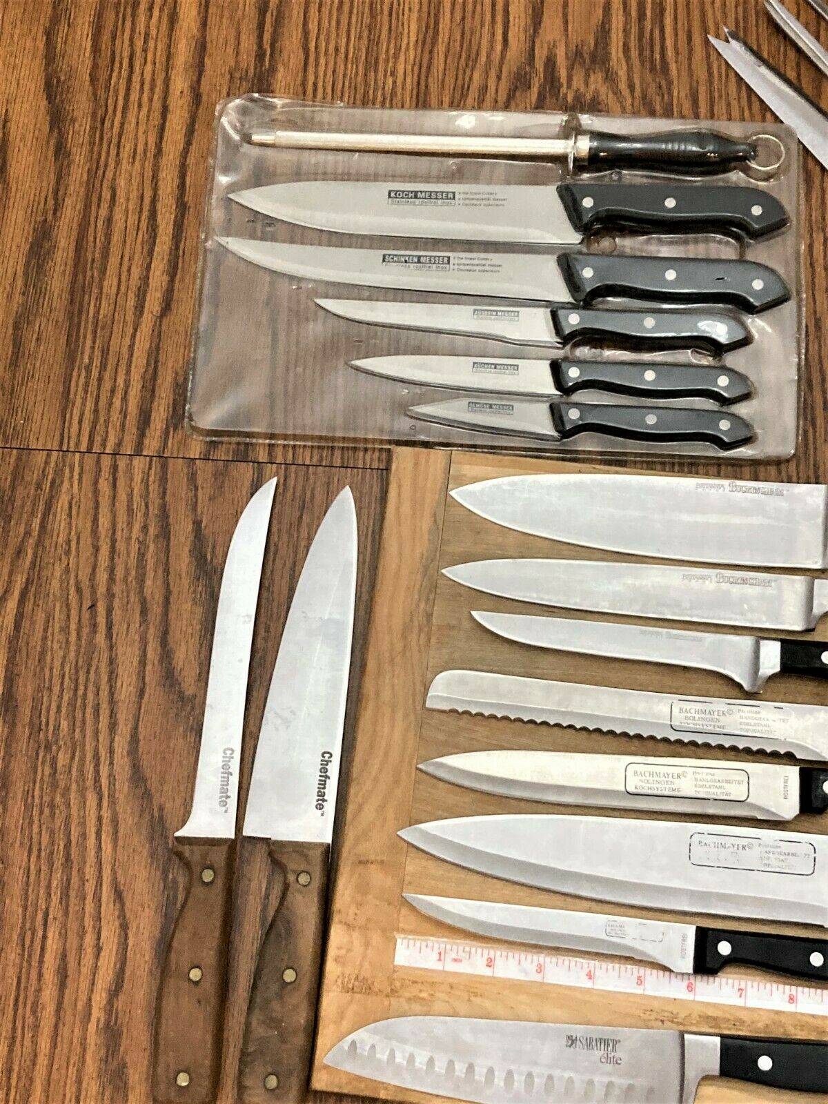 40 Kitchen Chef's Knives Sabatier Bachmayer Berghoff Jacques Debarr Buckingham - Fresh Stock Dated December 2025