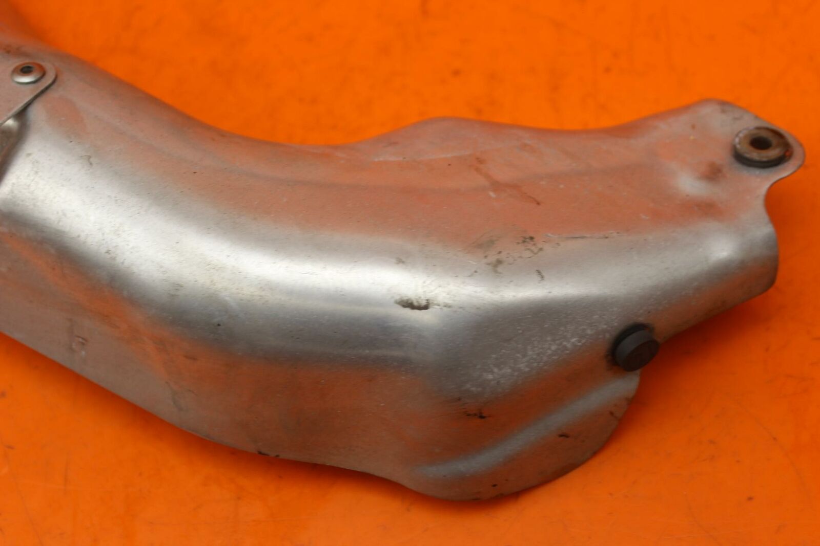 06-07 HONDA CBR 1000RR OEM REAR BACK MUFFLER EXHAUST PIPE COVER HEAT SHIELD - Fresh Stock Dated February 2026
