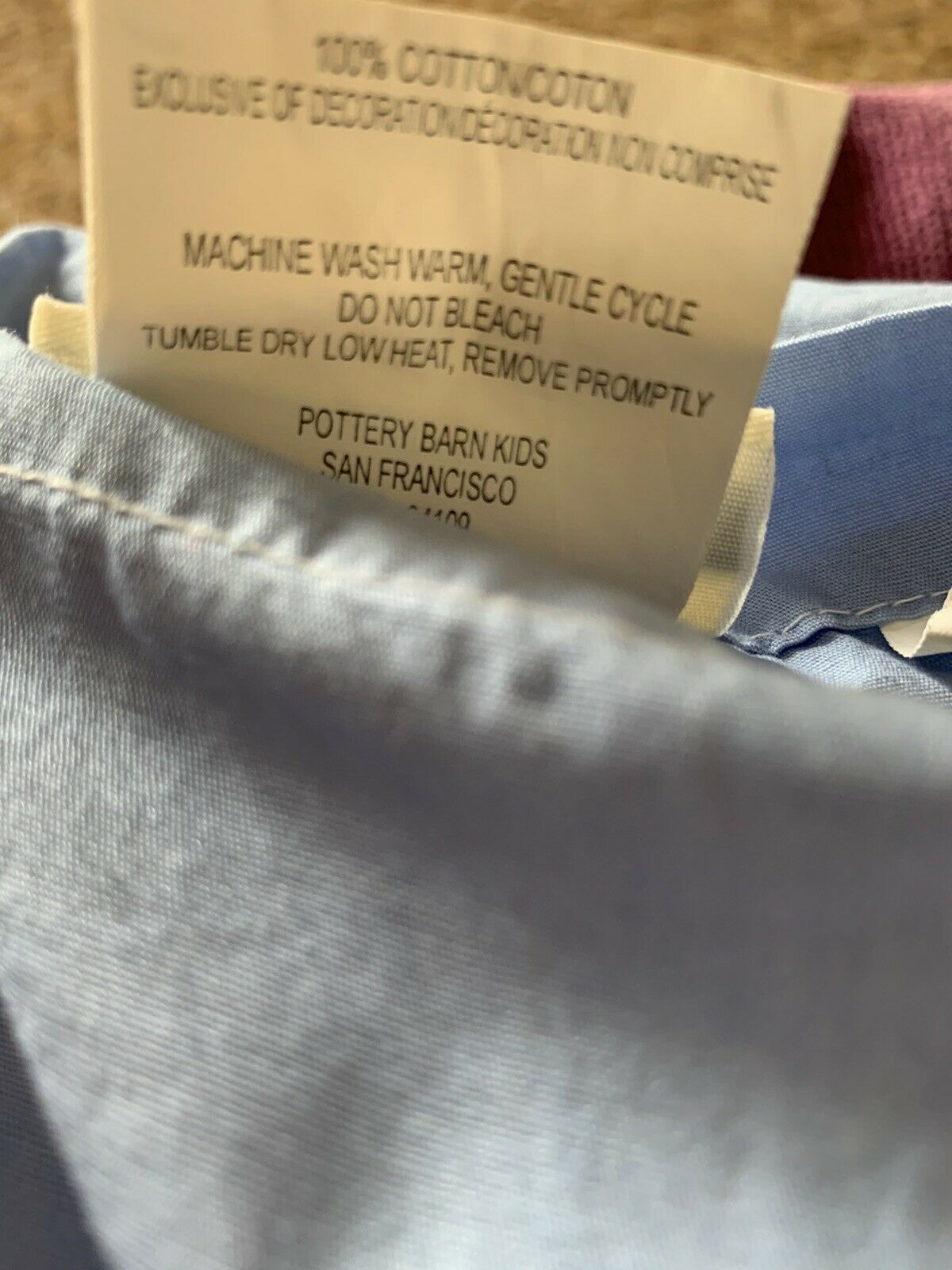 POTTERY BARN KIDS Football MVP Sports Pillow Sham Green Blue Corduroy Standard - Fresh Stock Dated February 2026