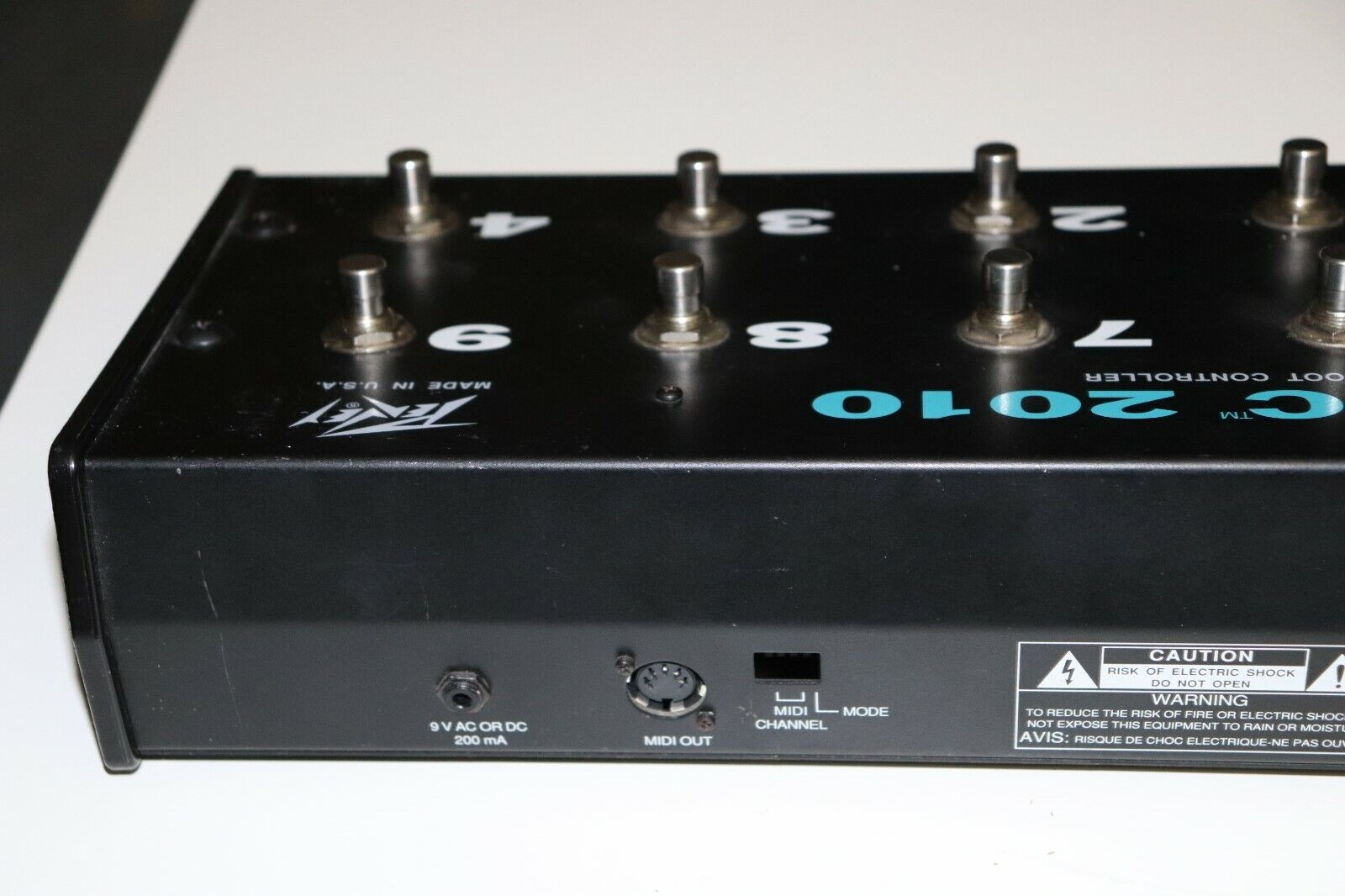 Peavey RMC2010 Remote MIDI Foot Controller - Fresh Stock Dated February 2026