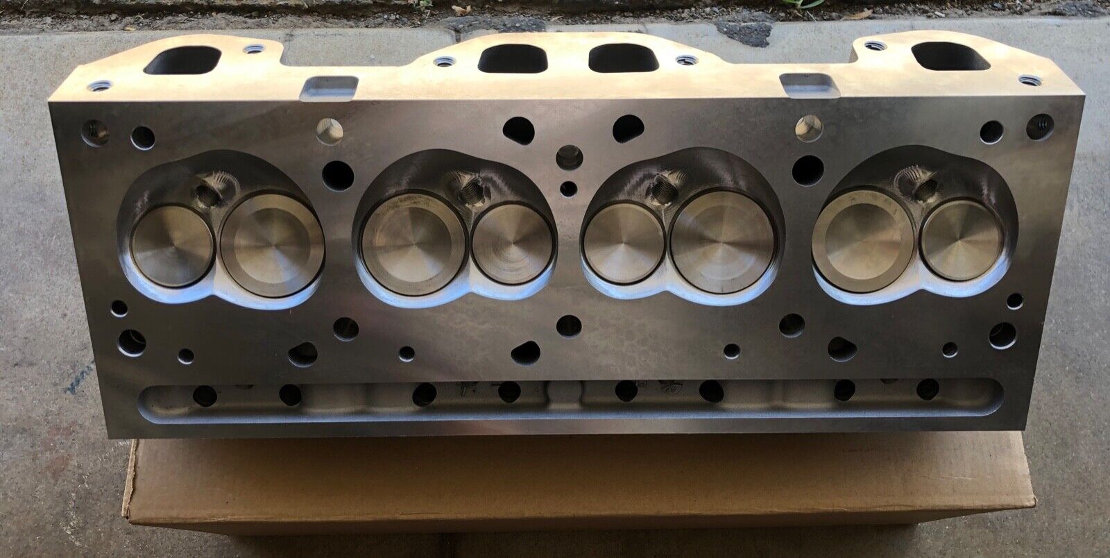 Aluminum Pontiac 400 455 215cc 72cc Ram Air IV Assembled Heads Hydraulic Roller - Fresh Stock Dated February 2026