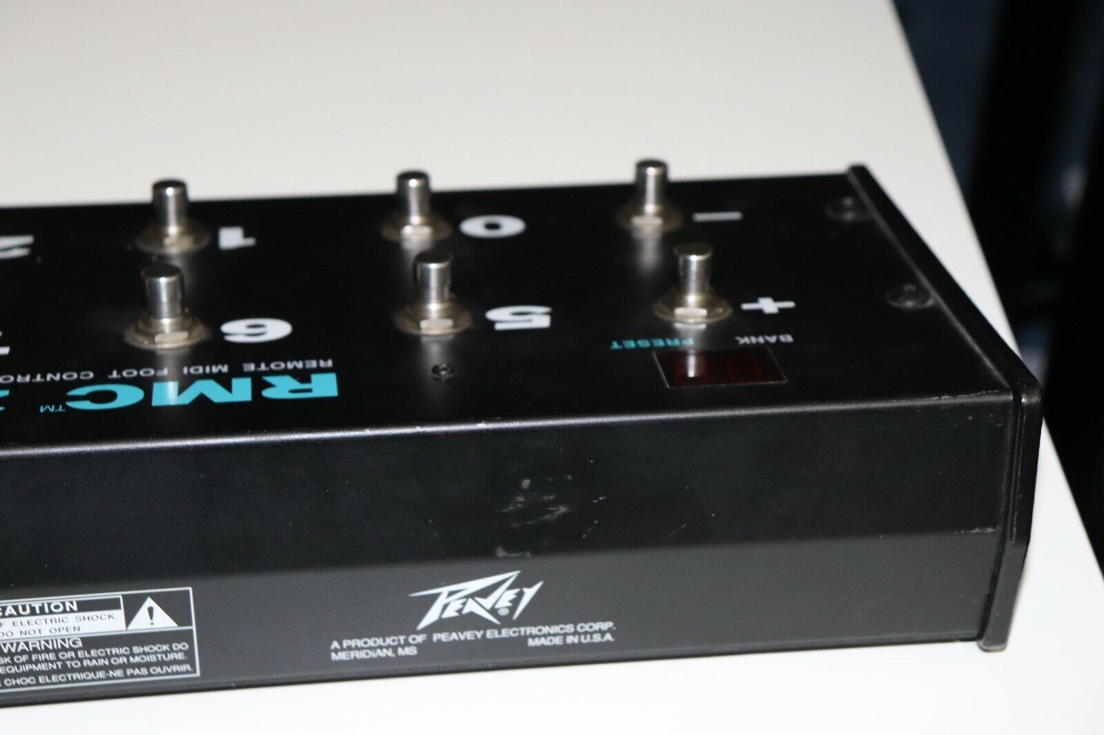 Peavey RMC2010 Remote MIDI Foot Controller - Fresh Stock Dated February 2026