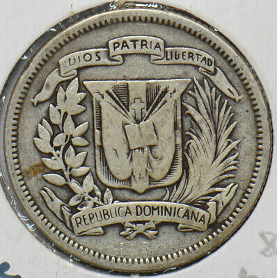 Dominican Republic 1939 25 Centavos 294831 combine shipping - Fresh Stock Dated February 2026