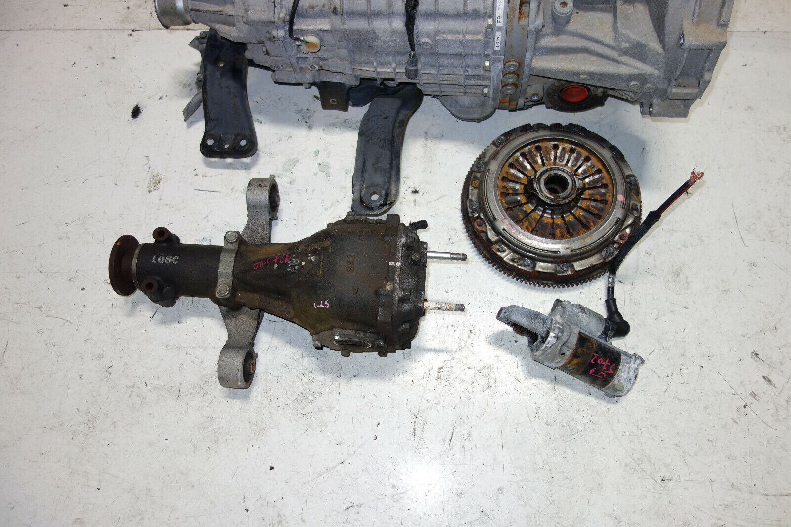 JDM Subaru WRX STi GRB 6speed DCCD 3.9 Transmission Differential 2008-2014 - Fresh Stock Dated February 2026