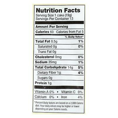 Lundberg Family Farms - Rice Cake Brown Salt - Case of 6-8.5 OZ - Fresh Stock Dated December 2025