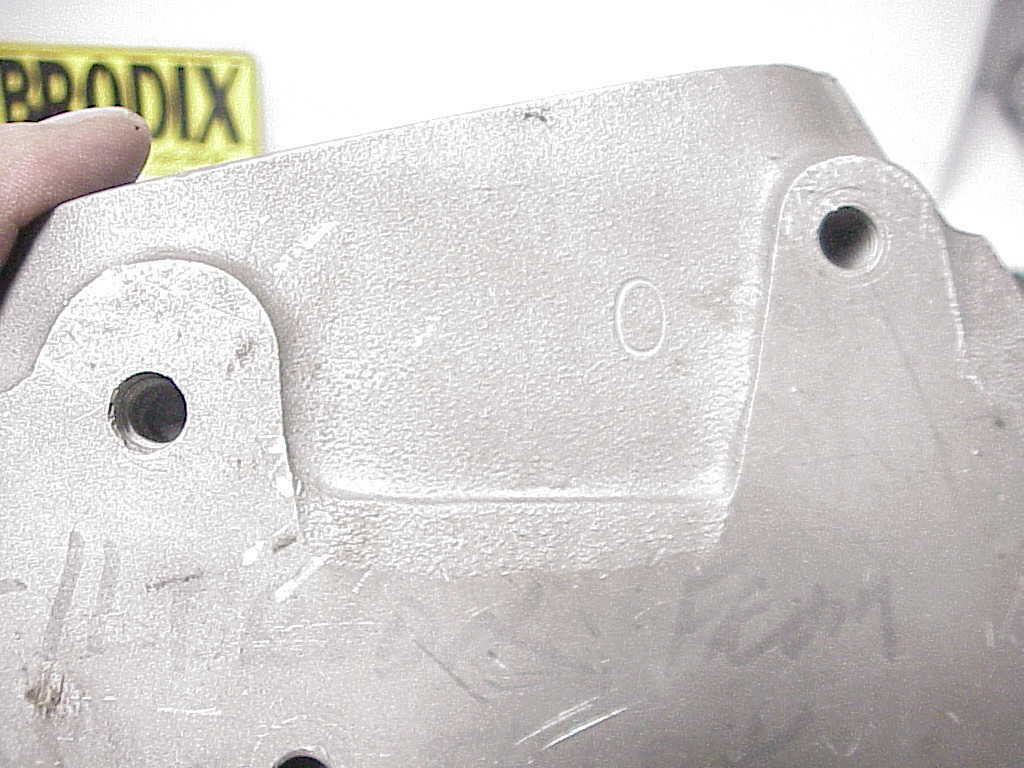 1 Brodix Gaerte Bare 23° Aluminum Head SB Chevy UMP WIssota NHRA Mudbog J12 - Fresh Stock Dated February 2026