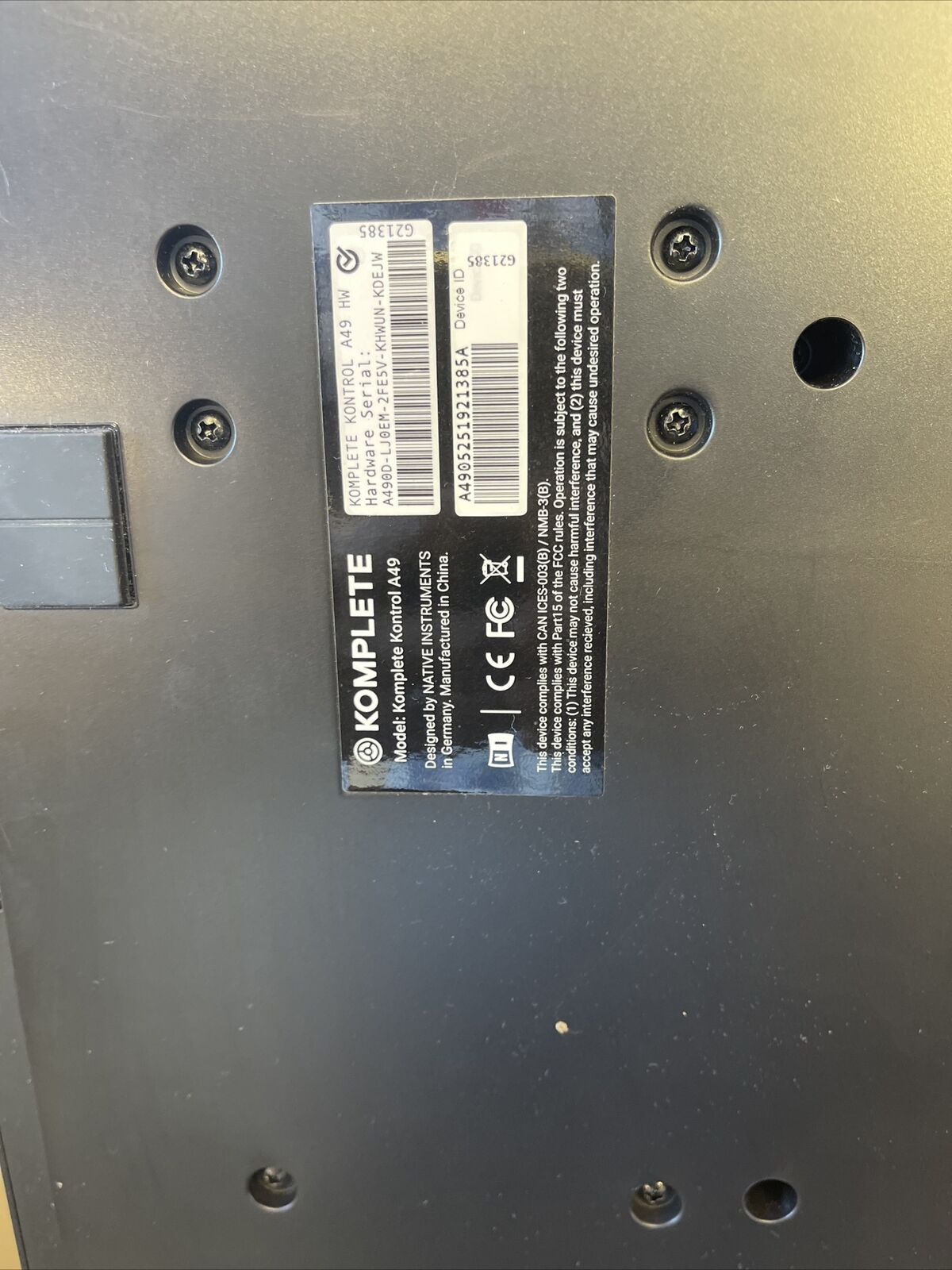 Native Instruments KOMPLETE KONTROL A49 49-Key USB MIDI Keyboard Controller - Fresh Stock Dated February 2026