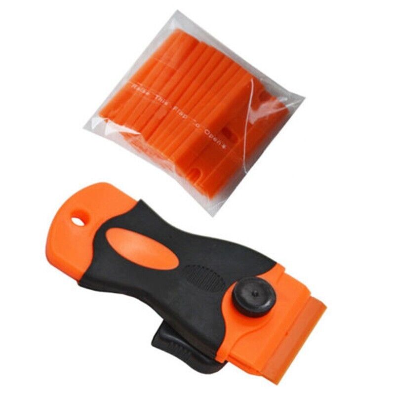 Razor Scraper Safe Accessories Plastic Retractable Removal Tool Useful - Fresh Stock Dated February 2026