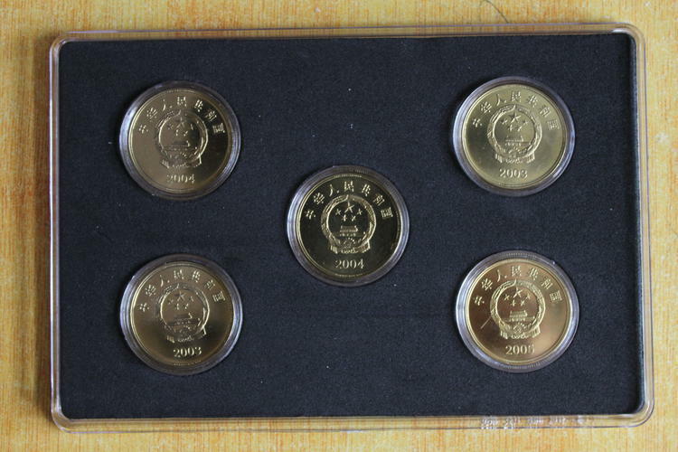 China 2003~2005 Taiwan Landscape Series Set - Complete 5 coins (Each 5 Yuan) - Fresh Stock Dated February 2026