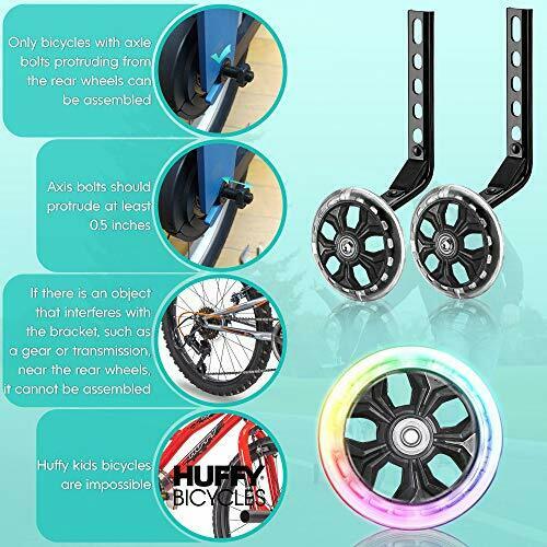 INTRAGYM Training Wheels with Spare for 12 14 16 18 20 Inch Kids Bike Heavy-D... - Fresh Stock Dated February 2026