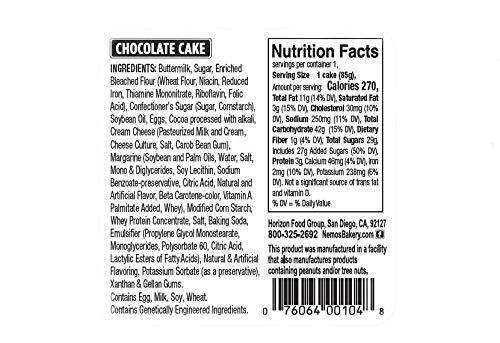 Ne-Mo's Bakery Chocolate Cake Square- 36 pack - Fresh Stock Dated February 2026