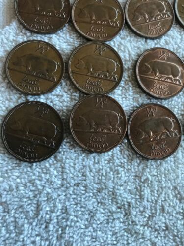 Lot Of 26 Irish Lucky Half-pennies 1964 - Fresh Stock Dated February 2026