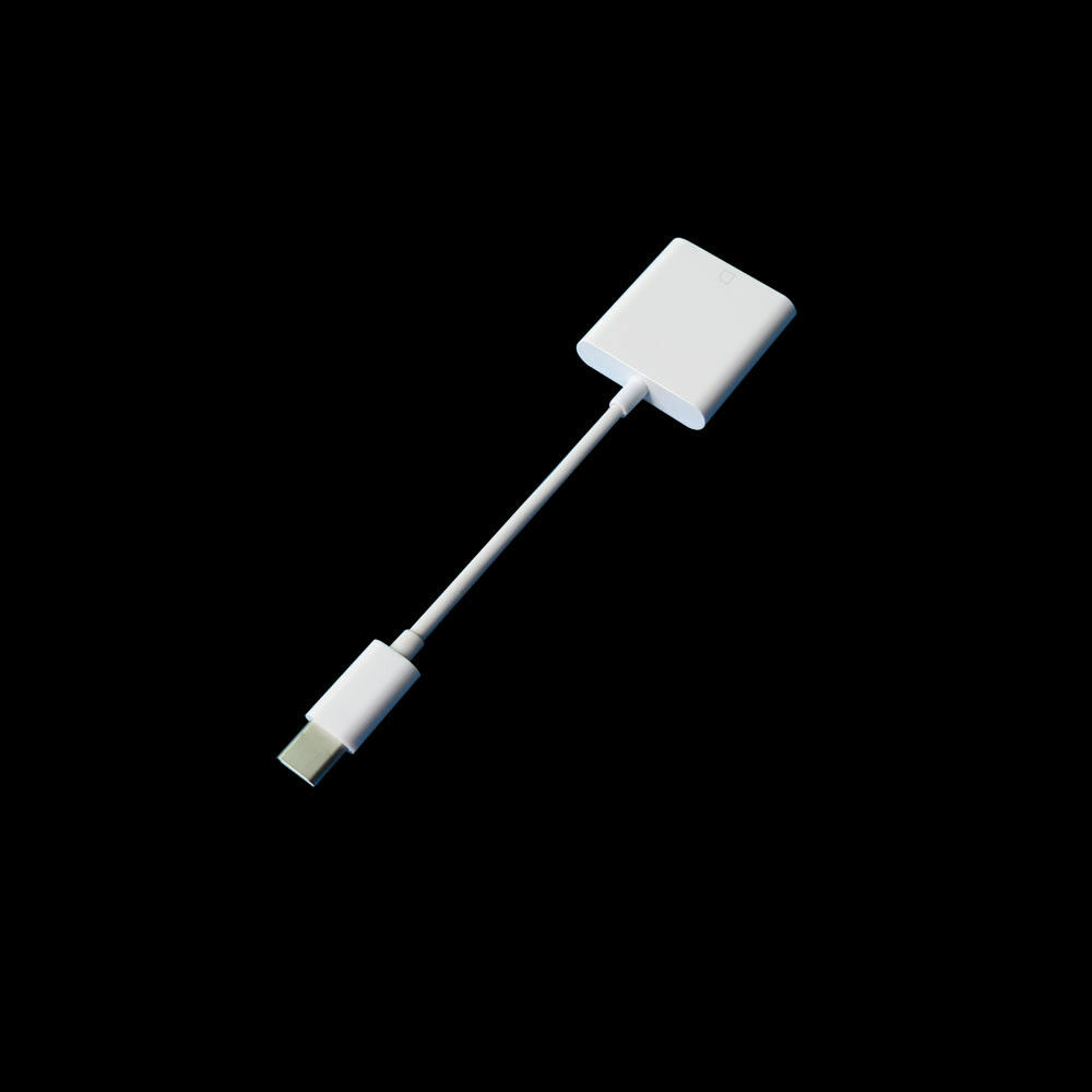 WHITE USB 3.1 Type C USB-C to SD SDXC Card Reader Adapter For Macbook/Pro - Fresh Stock Dated February 2026