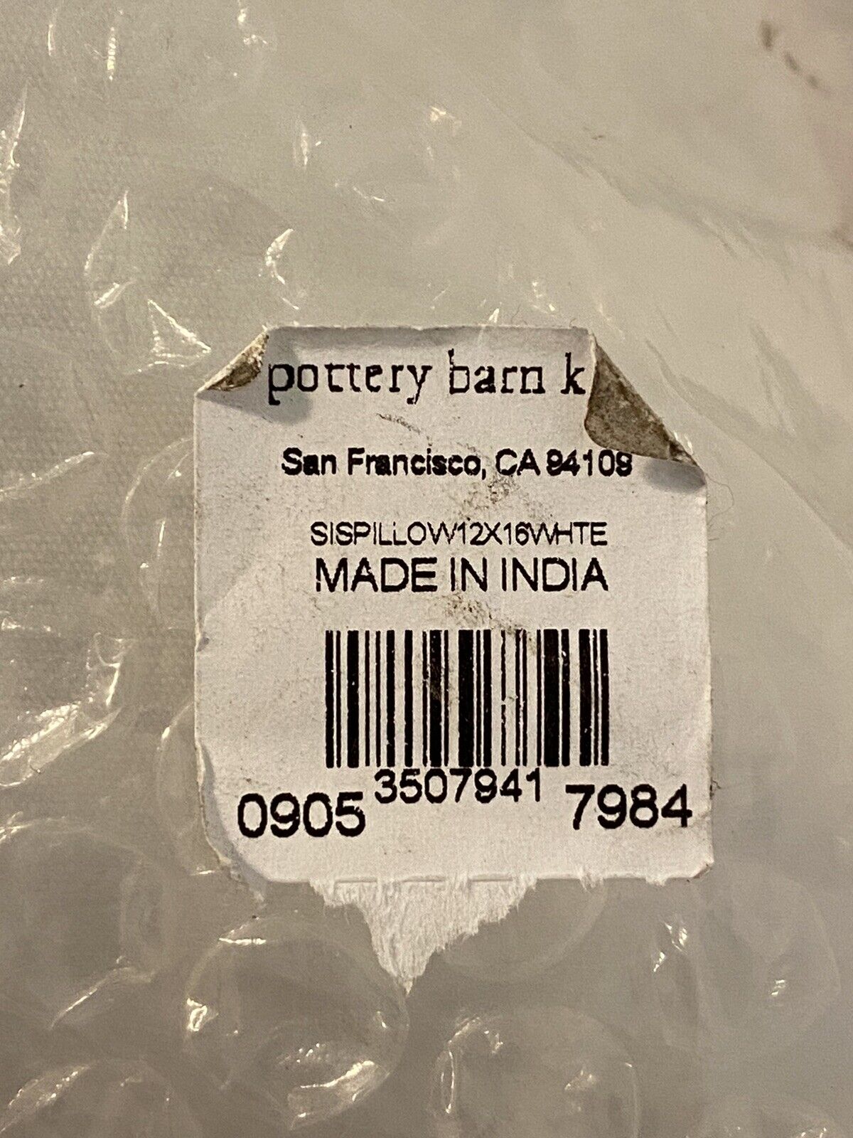 Pottery Barn Kids SIS Deco Pillow - Fresh Stock Dated February 2026