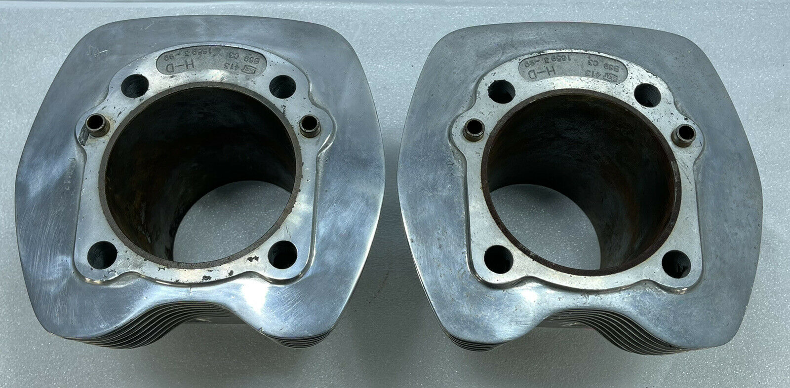 POLISHED HARLEY DAVIDSON TWIN CAM TC88 CYLINDERS BARRELS TWINCAM 88 - Fresh Stock Dated February 2026